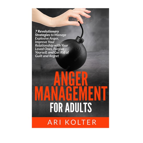 Design a unique cover to make readers feel at ease with a book about anger Design by DezignManiac