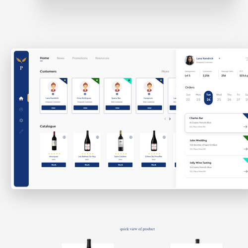 Design a user-centric Dashboard for Sales Reps Design by Mos Damerad