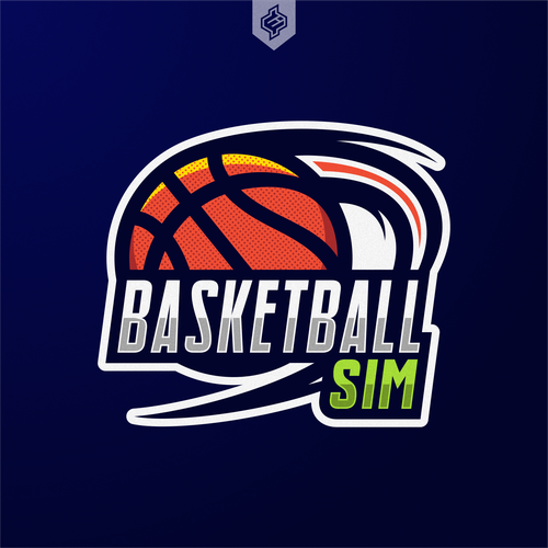 Basketball Simulator Logo Design Design by Rudest™