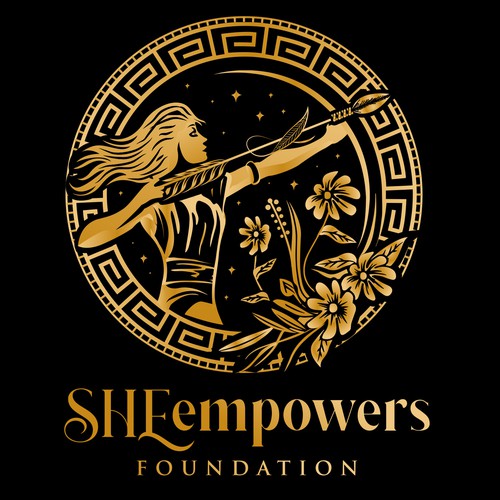 SHEempowers - luxurious design of a woman preferrably in some kind of a circle to appeal to women professionals Design by Jacob Gomes