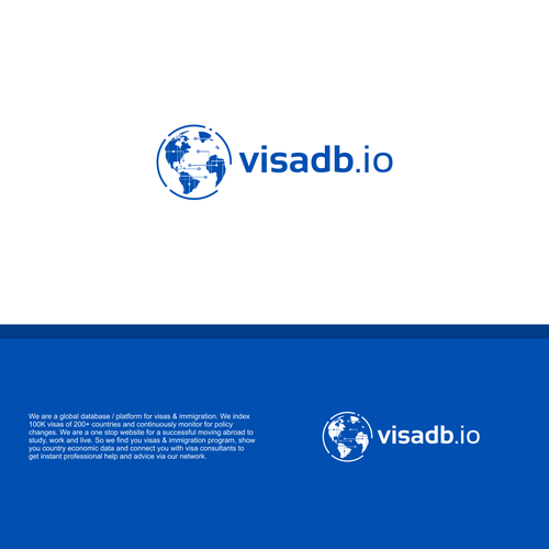 Global visa & immigration platform needs a LOGO. Design von Vanessa Bañares