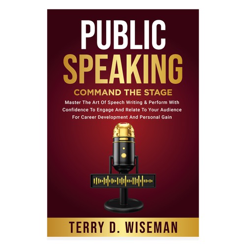 Public Speaking Book Cover that demands the attention of potential consumers. Design réalisé par Unboxing Studio