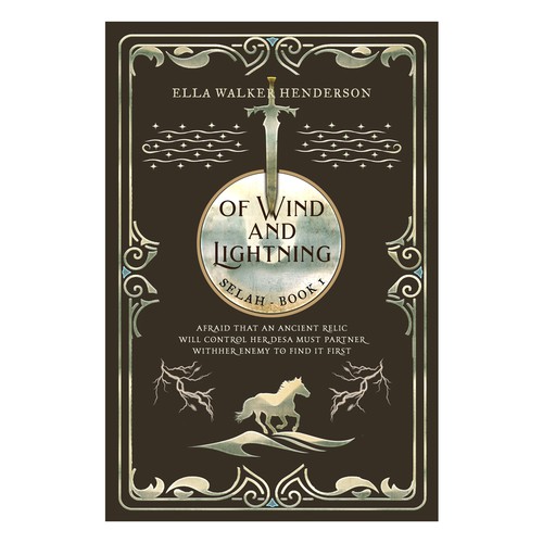 Fantasy book cover design Design by dienel96