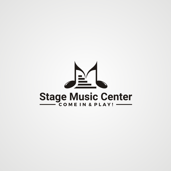 Design by 3rd Gee titled "Logo concept for stage music center"