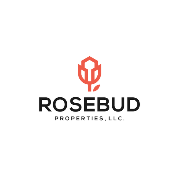 Design by wikkie jr titled "Rosebud Properties, LLC."
