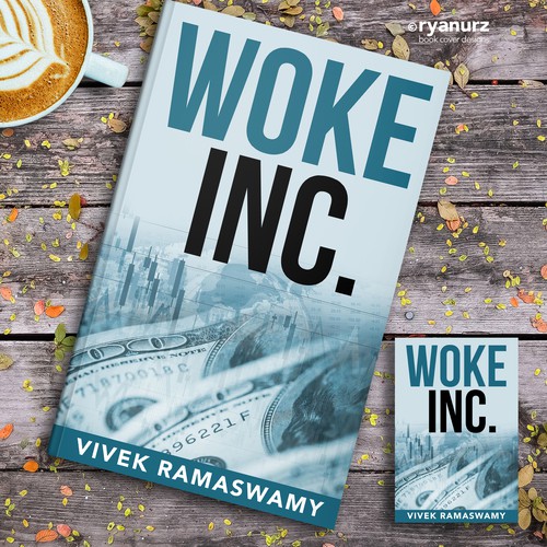 Woke Inc. Book Cover Diseño de ryanurz
