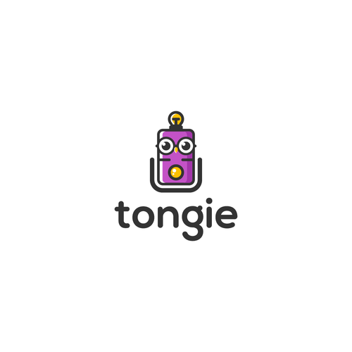 Design di Design Tongie's brand which is an A.I. boosted, language teaching mobile app di SiBudi Design