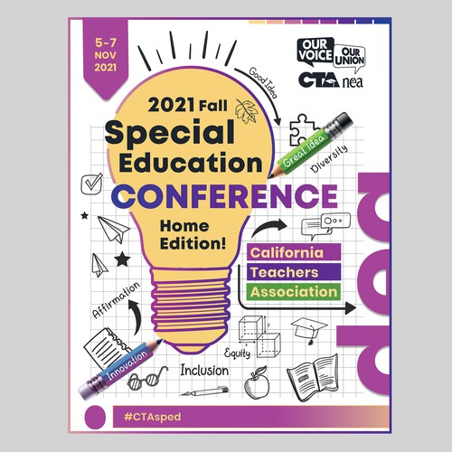 Designs CTA Special Education Conference Program Cover Other