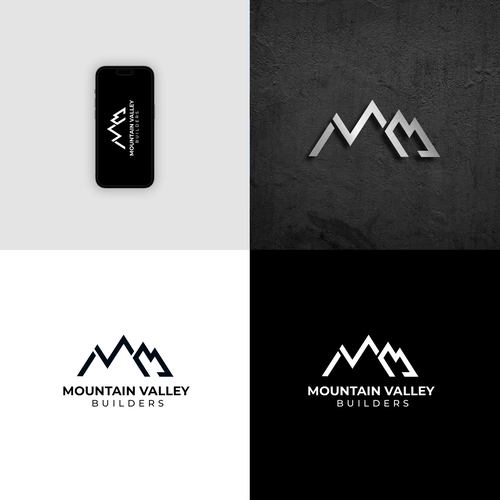 Custom Builder logo to appeal to high end clients. Design by Striker29