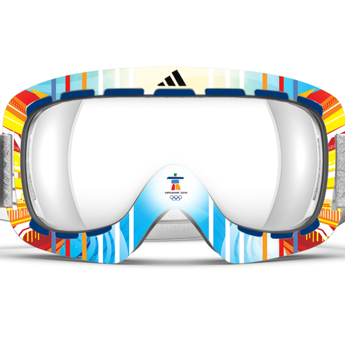 Design adidas goggles for Winter Olympics Design by smallheart