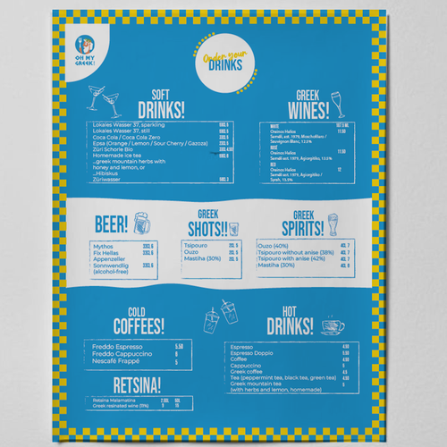 Designs | Design for New Menu Cards | Menu contest