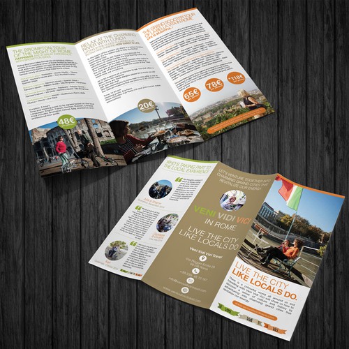 Let's venture togheter to create a charming brochure about the MIGHT OF ROME. Are you a REaL roman? Design by shoosh75