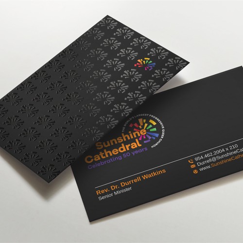 Business Card for Growing Progressing LGBTQ Church Design by LAXMI DESIGNHUB