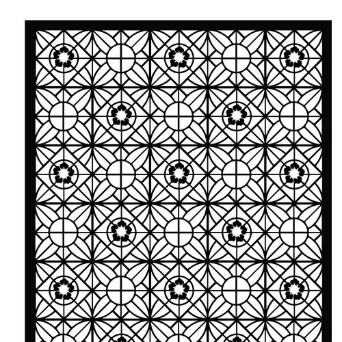 Pattern design for an interior-design element for a hotel in Bali Design by QPR