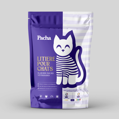 Cat Litter startup Minimalistic packaging - Contest Design by SONUPARMAR