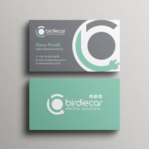 business card for company called birdie Design by Birendra Chandra Das