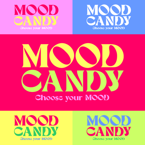 Logo for MOOD BOOSTING supplment called MOOD CANDY Design by Júnior Augusto