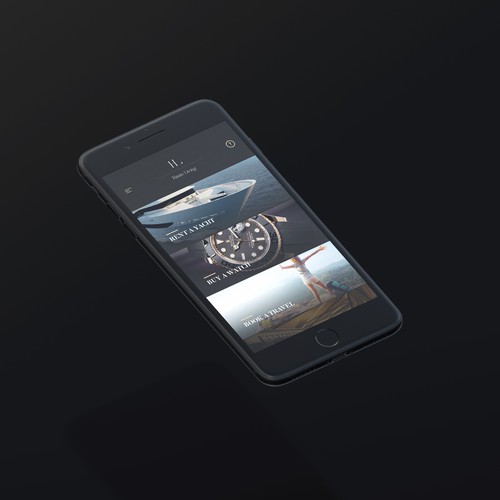 Luxury Mobile App Diseño de ELGER