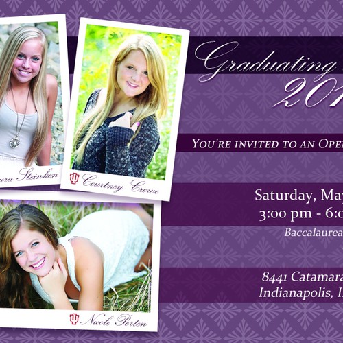 Graduation Open House Design von Stormclouds