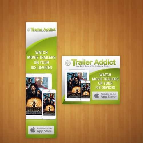 Help TrailerAddict.Com with a new banner ad Design by ramilb