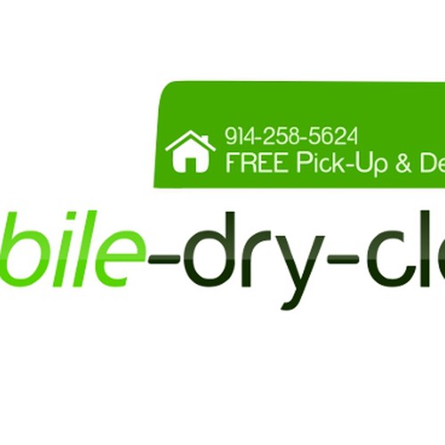 Virtual Mobile Dry Cleaners Branding Logo design contest