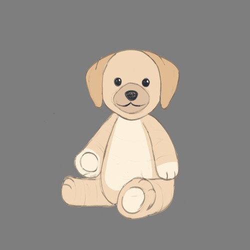 Weighted Stuffed Animal for Adults with Anxiety Disorders Design by Friyu