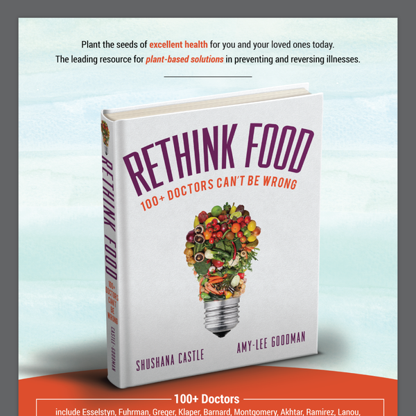 Ad design for Rethink Food book