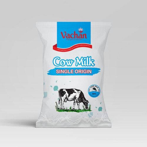 Vachan Cow Milk Design by Mamun's_Creation