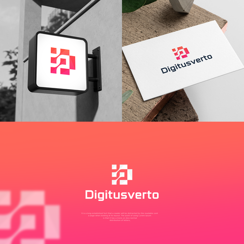 Aspiring and Inspirational logo for a Digital Transformation company Design réalisé par Grafik Flame