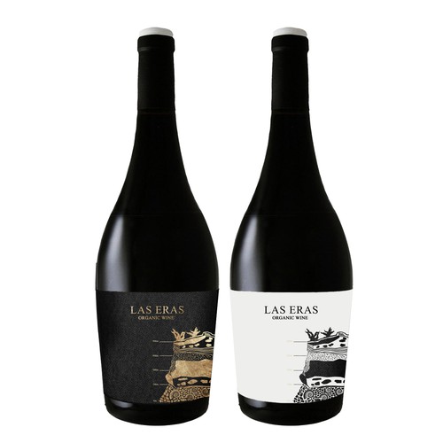 ORGANIC EXCLUSIVE WINE LABEL DESIGN - BODEGA CERRON Design by LanaD.