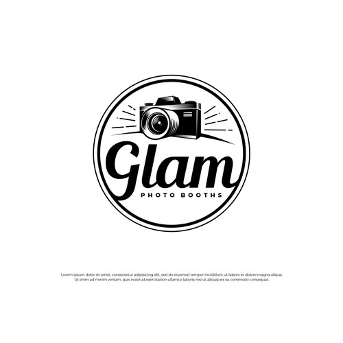 Logo for a photo booth business Design by randajanuario