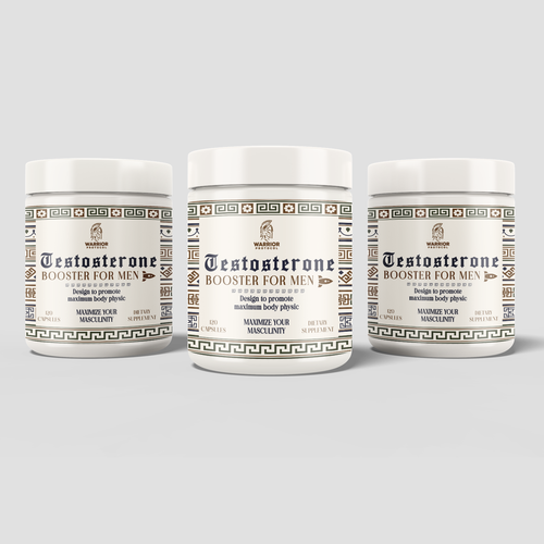 NEED a SUPERB design for men testosterone supplement Design by usharab_designs