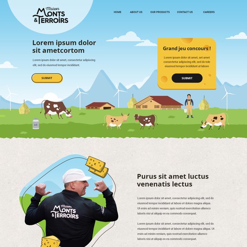 Cheese company Design by Anutik