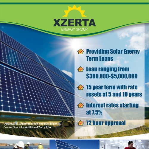 Flyer design for a Solar Energy firm Réalisé par FingerTip
