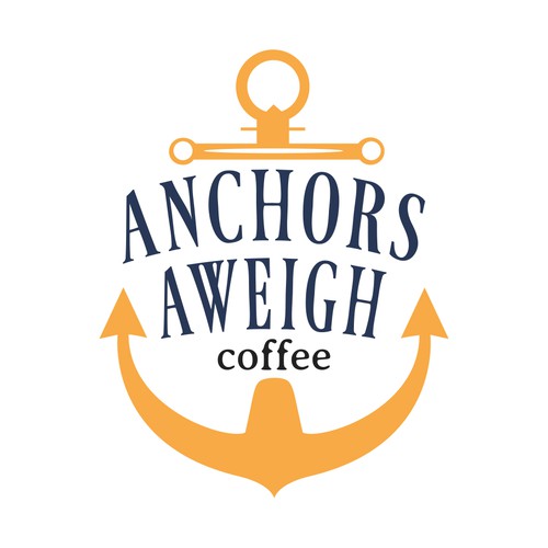 Anchors Aweigh Coffee Brand Logo Design...Modern, Rugged, Bold! | Logo ...