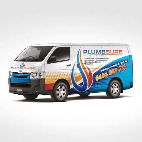 Design my Plumbing Van (logo attached) | Car, truck or van wrap contest