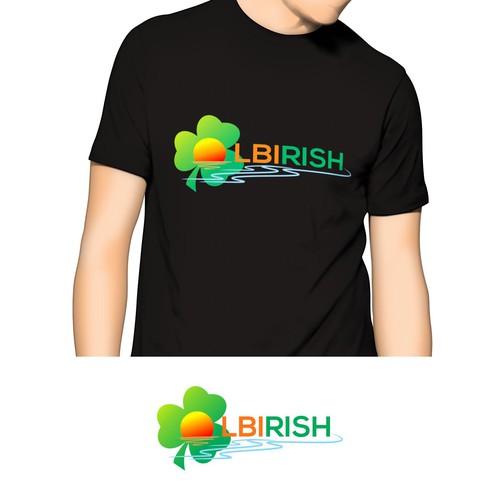 Create classic/bright logo reflecting Irish heritage at the seashore using "LBIRISH" Design by Sam_fertig