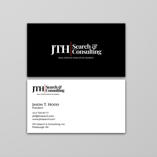 Business Card Design for Executive Search Firm Design by ™SF_Design™