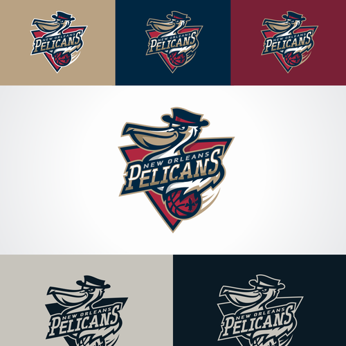 99designs community contest: Help brand the New Orleans Pelicans!! Design por pixelmatters