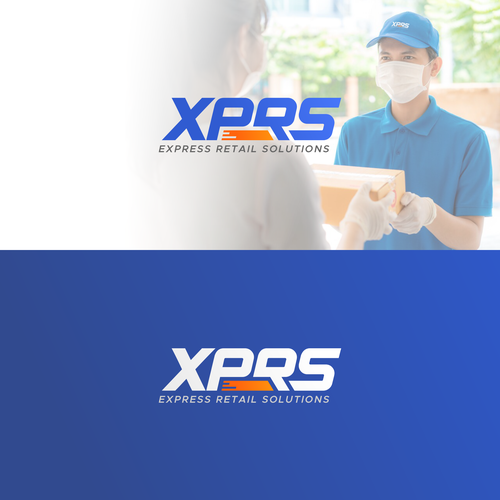 XPRS Express Retail Solutions Logo. Mass distribution company Diseño de Bayudaswara