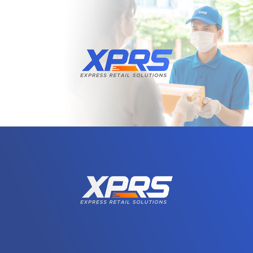 XPRS Express Retail Solutions Logo. Mass distribution company Design by bayudaswara