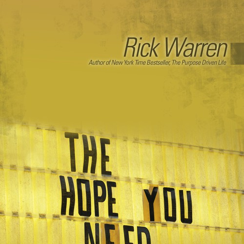 Design Rick Warren's New Book Cover Réalisé par ksel