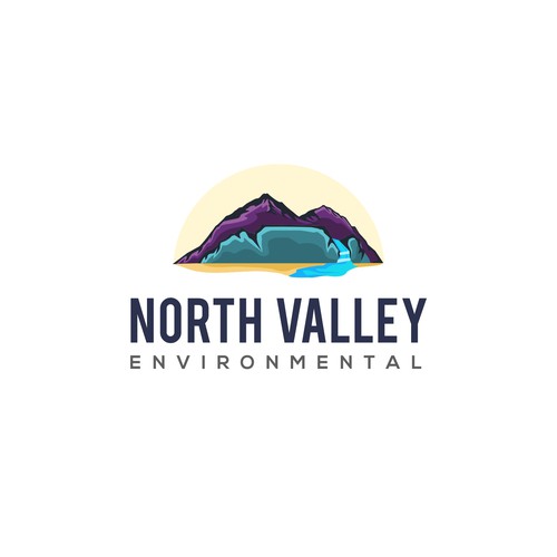 Waterfall Environmental logo Design by X-DNA