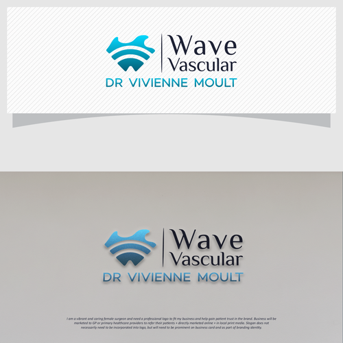 Modern and professional logo for Vascular Surgeon Design by moOks™