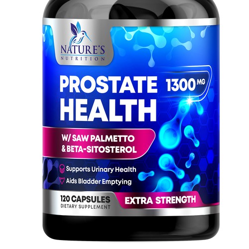 Nature's Nutrition needs a Men's Prostate Health product label Design by rembrandtjurin