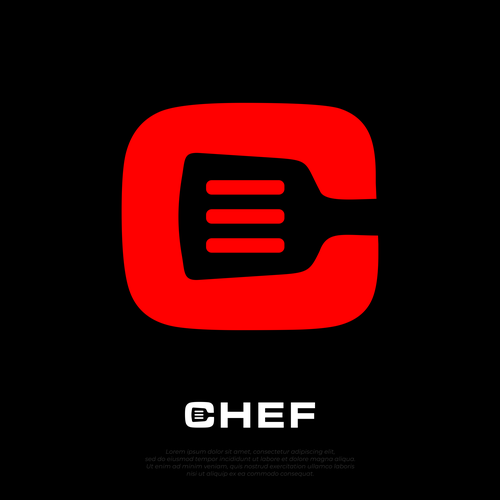 "CHEF": Food & Cooking Social Media Logo Design by Ityanjaoehar®