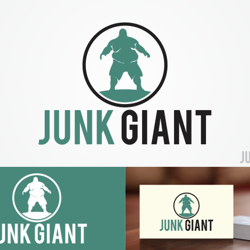 Create a modern, eye-catching logo for junk removal company Junk Giant. Design by Brainstorming_day