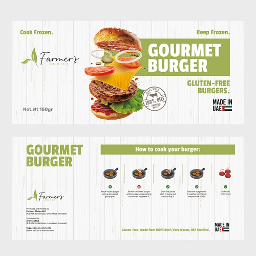 Design a Burger Box for our food service business Design by Mrs Design ♥