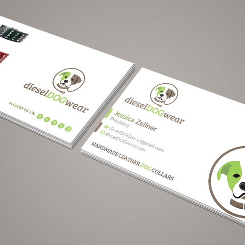 Design a stunning business card for a dog loving company Design by TSproults