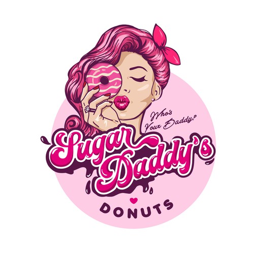 SUGAR DADDY DONUTS LOGO CONTEST Design by nindadian